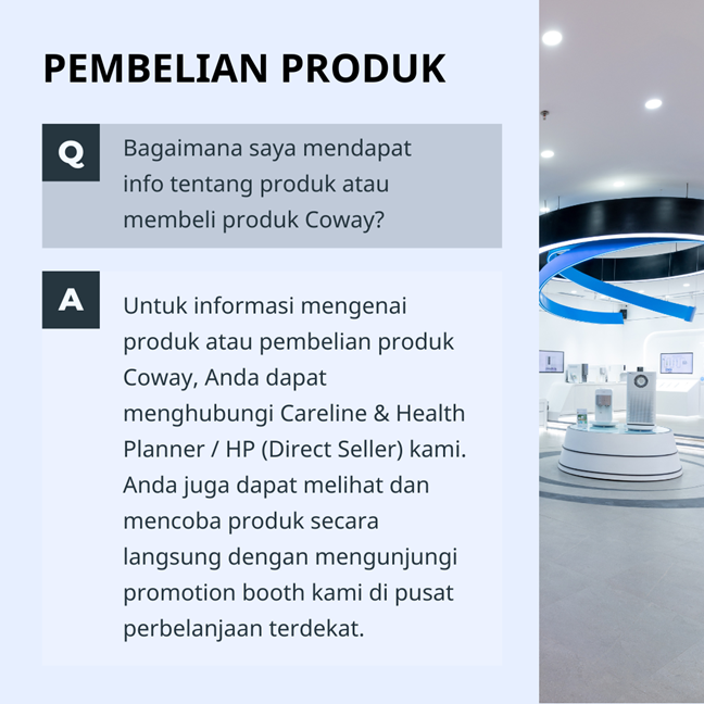 Cara Pembelian Produk Coway – Panduan untuk Konsumen Baru