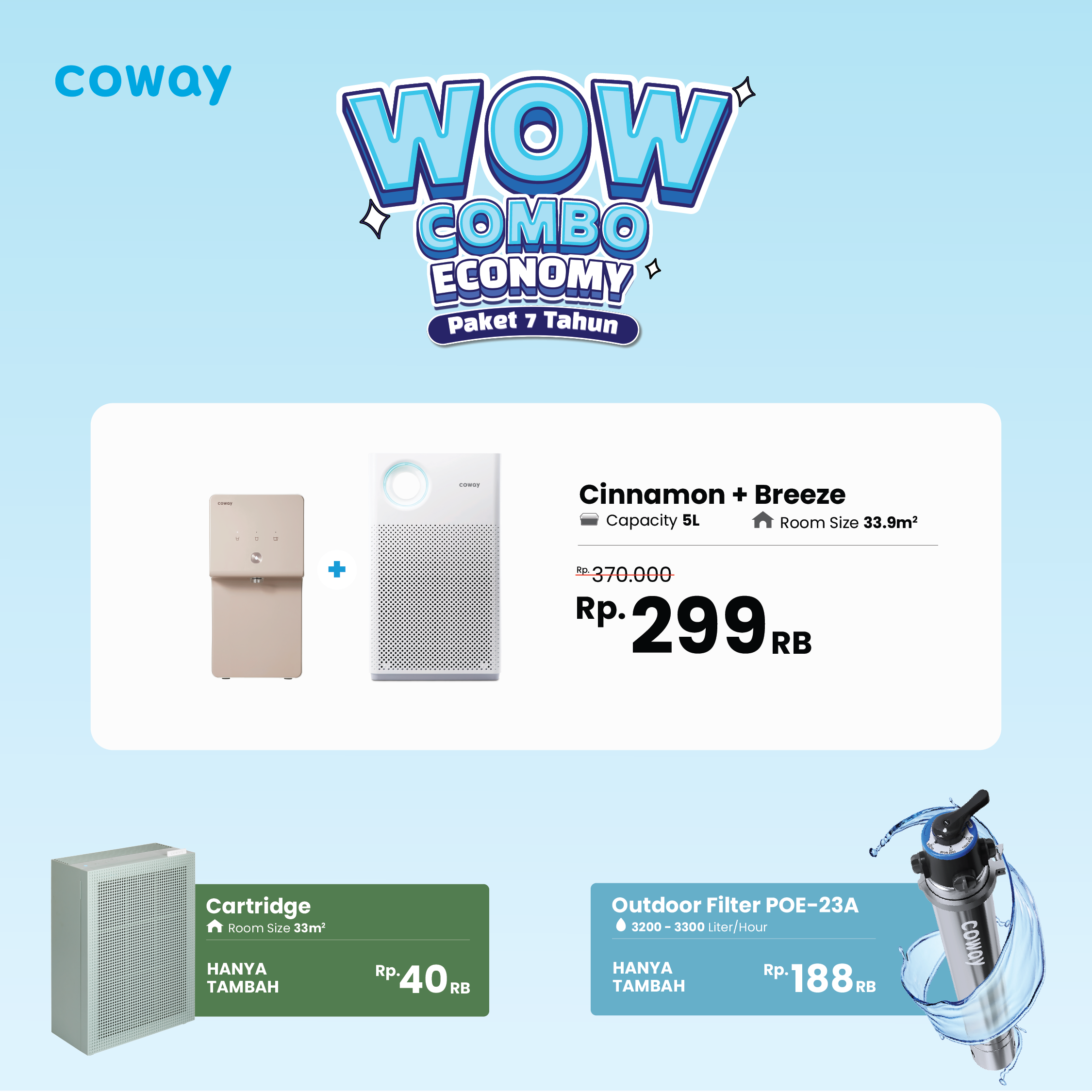 Promo Coway Terbaru – Diskon dan Cashback Air Purifier & Water Purifier