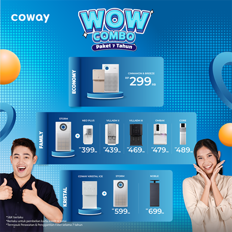 Penawaran Spesial Coway Air dan Water Purifier